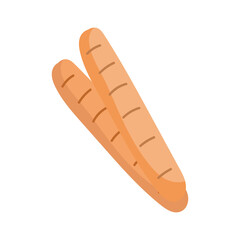 bread baguette baked