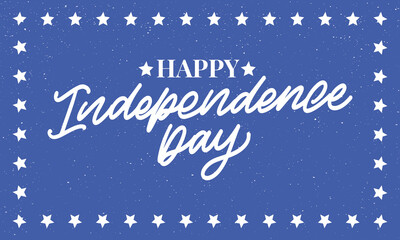 Fototapeta na wymiar 4th of july independence day lettering background