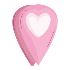 heart in pointer location