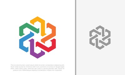 Global Community Logo Icon Elements Template. Community human Logo template vector. Community health care. Abstract Community logo