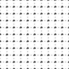 Fototapeta na wymiar Square seamless background pattern from geometric shapes are different sizes and opacity. The pattern is evenly filled with black cheese symbols. Vector illustration on white background