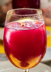 Vaso de tinto de verano