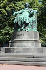 goethe monument in vienna (austria) 