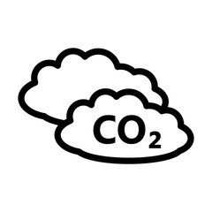 CO 2 Cloud Icon
