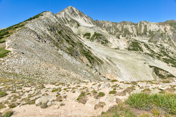 Polezhan peak at Pirin Mountain, Bulgaria