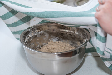 Brotteig vor dem Backen