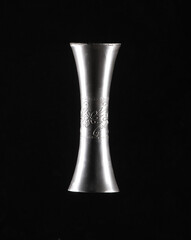 sports torch on black background