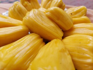 Sweet jackfruits from Kerala, India..