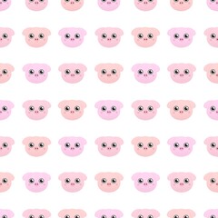 cute pattern for kids with pigs