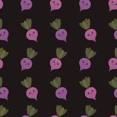 cute beetroot pattern for kids