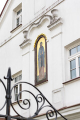 Fototapeta na wymiar Cerkiew prawosławna obraz świetego 