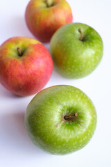 Apples isolated on white