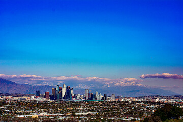 The Los Angeles Skyline from Kenneth Hahn State Park
