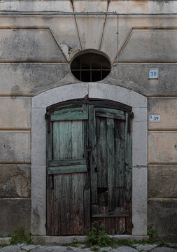 Airola, a small town in the Sannio area in the province of Benevento. Views of the alleys and houses of the historic center.