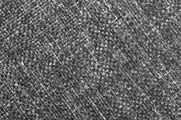 Black fabric fiber texture and pattern background close-up, high resolution textile photo