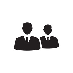 Business man icon teamwork