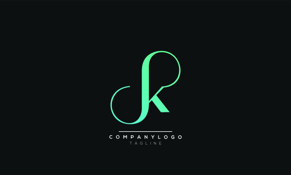 JPK initials monogram letter text alphabet logo design