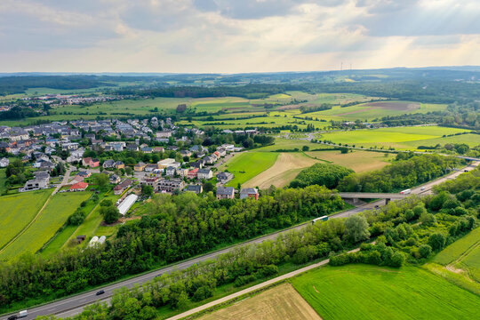 aerial view on Mamer