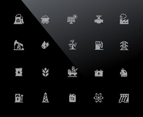 Energy Icons // 32px Black - Vector icons adjusted to work in a 32 pixel grid.
