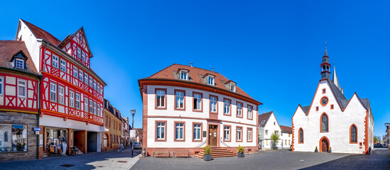 Marktplatz, Babenhausen, Hessen, Deutschland