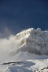 winter canadian rockies