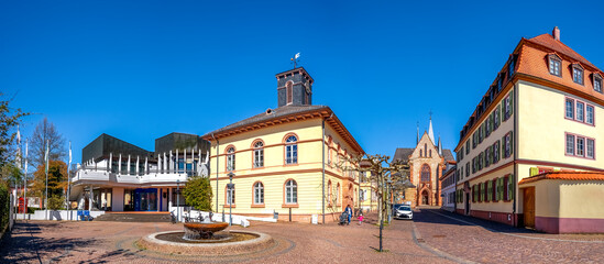Fototapeta na wymiar Rathaus, Dieburg, Hessen, Deutschland 