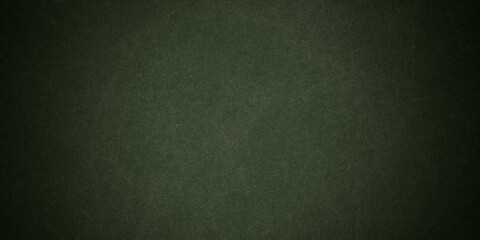 Elegant dark emerald green background with black shadow border and old vintage grunge texture design
