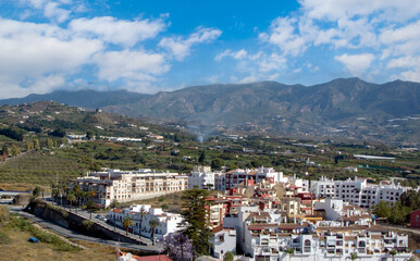 Andalusian village in the coast
