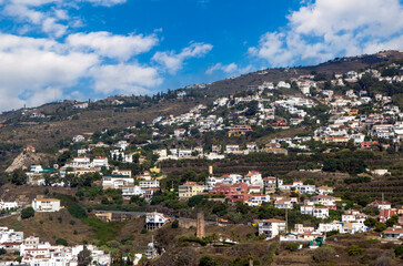 Fototapeta na wymiar Andalusian village in the coast
