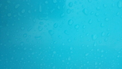 blaue Wassertropfen 