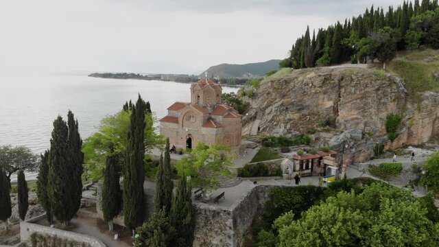 Church of Saint John on the Lake Ohrid in Ohrid Macedonia