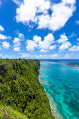 Obraz premium 沖縄県宮古島、夏の風景・日本