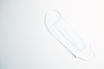 medical mask on the table