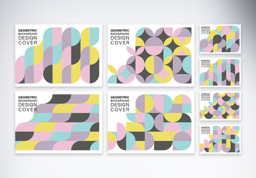 Geometric Background Design Cover