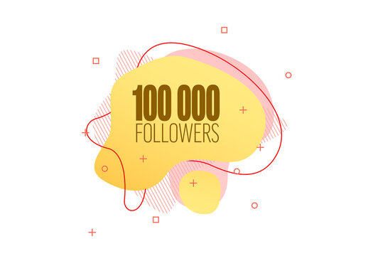 Yellow Likes or Followers New Record Badge Template