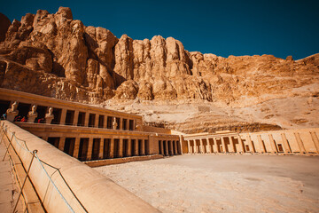 The temple of Hatshepsut near Luxor in Egypt