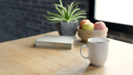 Coffe on table