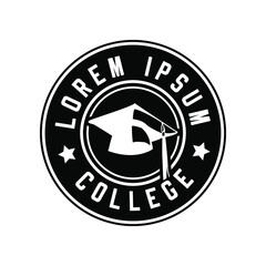 Illustration Vector graphic of hat graduating design