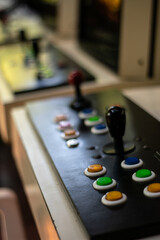Arcade joysticks and buttons © Nico