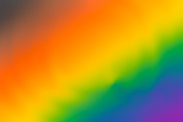 Blurred rainbow background, concept for celebrations of lgbtqia communities in pride month, June, 2021, around the world.