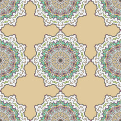 Abstract geometric seamless pattern. Vector illustration.