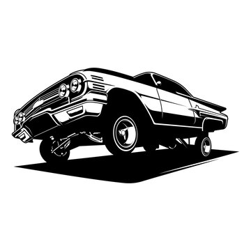 Lowrider Vector Illustration