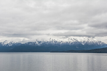 Bariloche montaña nieve Lago Nahuel Huapi