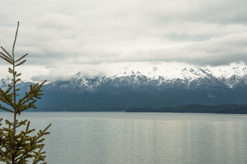 Bariloche montaña nieve Lago Nahuel Huapi