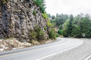 Bariloche montaña carretera curva