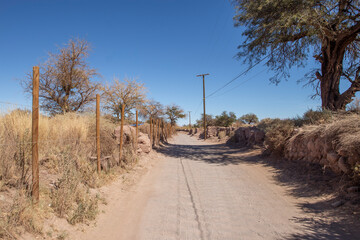 Las Calles De San Pedro de Atacama en Chile