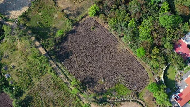 Agricultural field on a farm