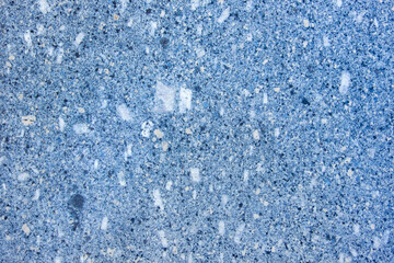 Wall terrazzo texture gray blue of stone granite black white background marble surface pattern sandstone small have mixed sand tile background.