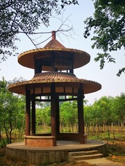 japanese temple in the park