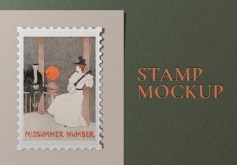 Stamp Design Mockup